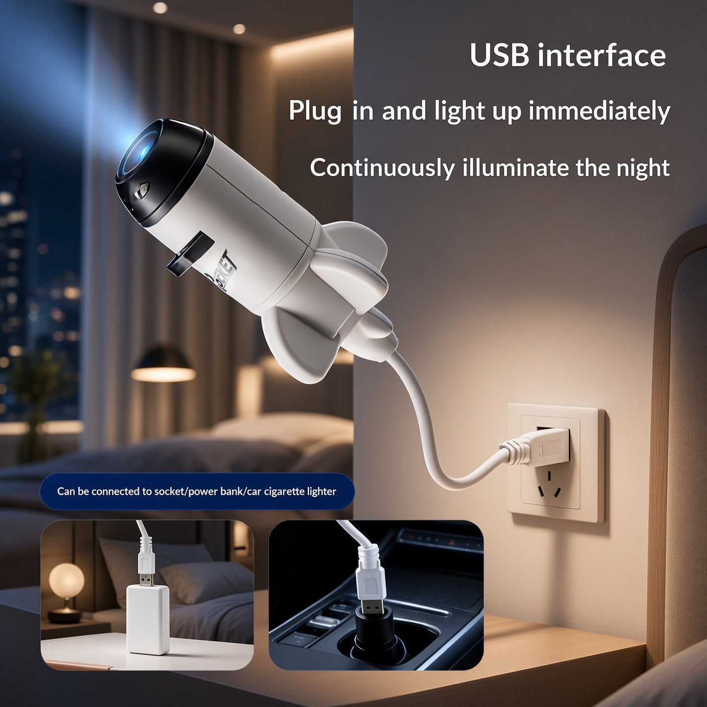 Starry Sky Night Light Projector