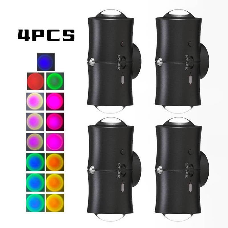 4pcs Motion Sensor Night Light Rechargeable