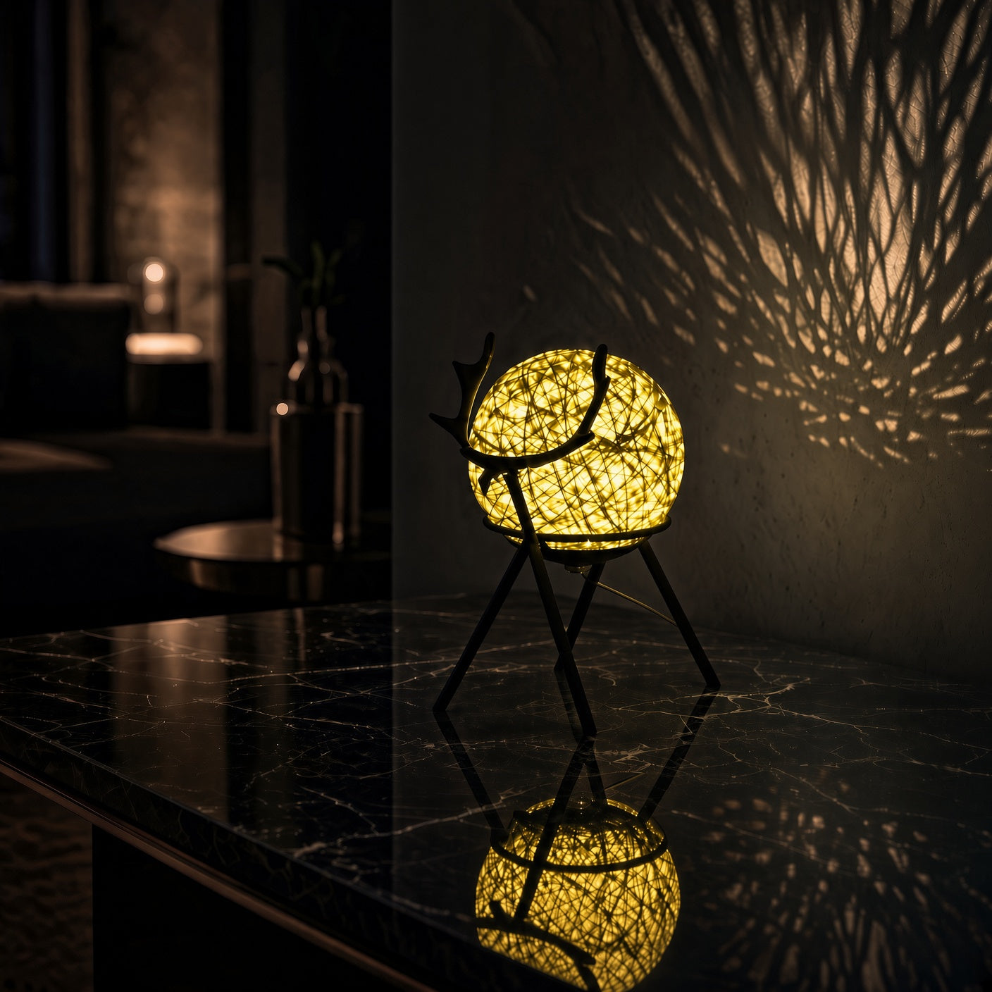 Retro Globe Night Lamp