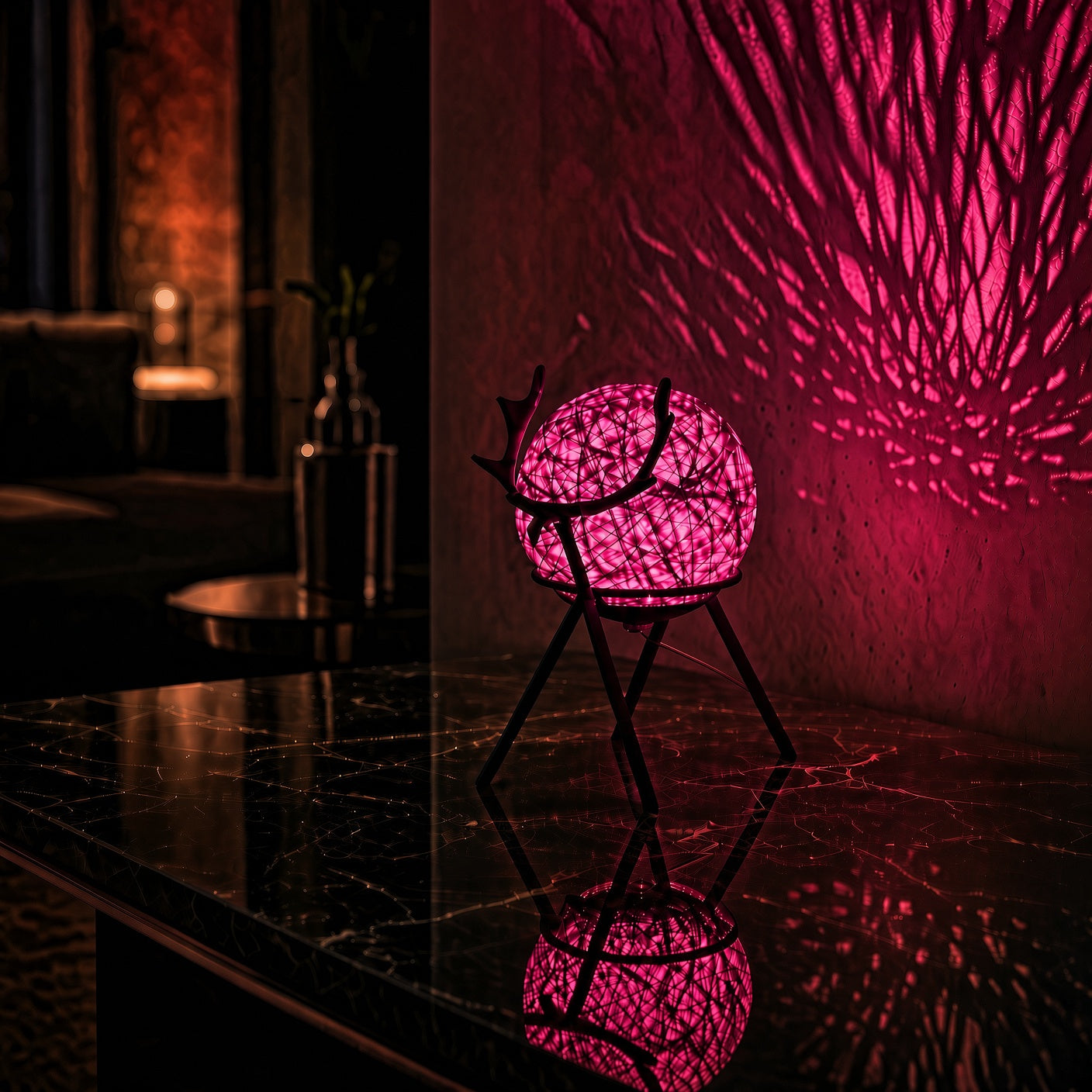 Retro Globe Night Lamp